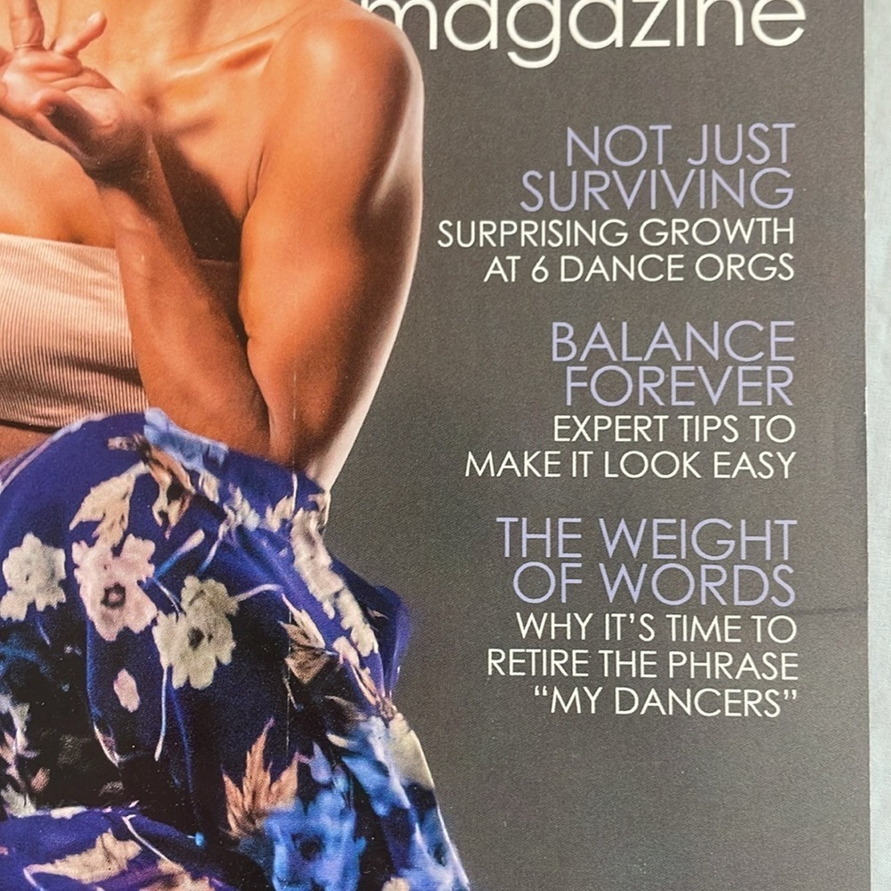 Dance Move and Be Moved Magazine 3 copies Nov 2022, Dec 2022 and Jan 2023 - Picture 7 of 16